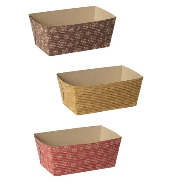 4.5" Loaf Pan Set, Damask