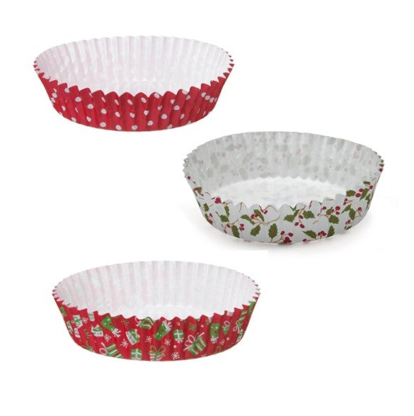 4" Ruffled Baking Cup Set, Holiday 2